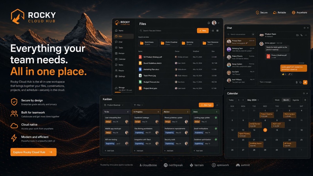 Rocky Cloud Hub – Swiss Collaboration Cloud